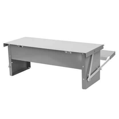 5KG AUTOMATIC OUTDOOR CHICKEN COOP FEEDER DUCK GOOSE PHEASANT TREADLE TROUGH
