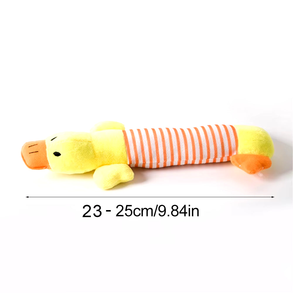 Stuffing-Free Squeaky Dog Toy – Durable Crinkle Plush Chew Toy