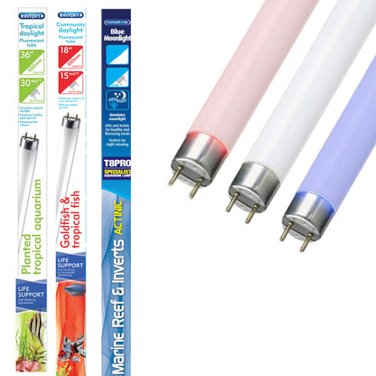 INTERPET T5 T8 REPLACEMENT UV UVA AQUARIUM LINEAR TROPICAL MOON DAYLIGHT