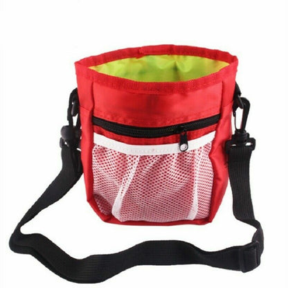 Dog Walking Training Obedience Treat Pouch Portable Pet Puppy Snack Belt Bag UK