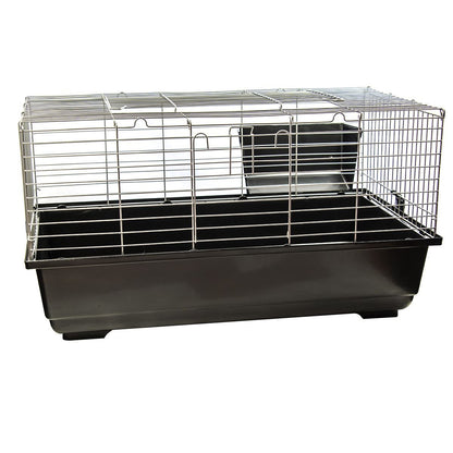 SINGLE LEVEL INDOOR RABBIT CAGE SMALL ANIMAL PET HOME RAT GUINEA PIG HUTCH HOUSE