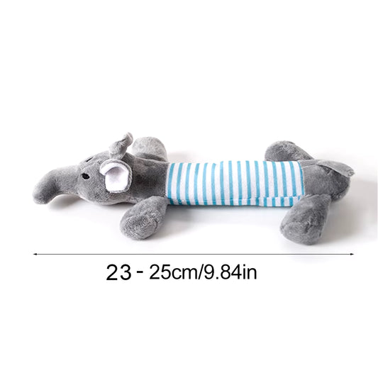 Stuffing-Free Squeaky Dog Toy – Durable Crinkle Plush Chew Toy