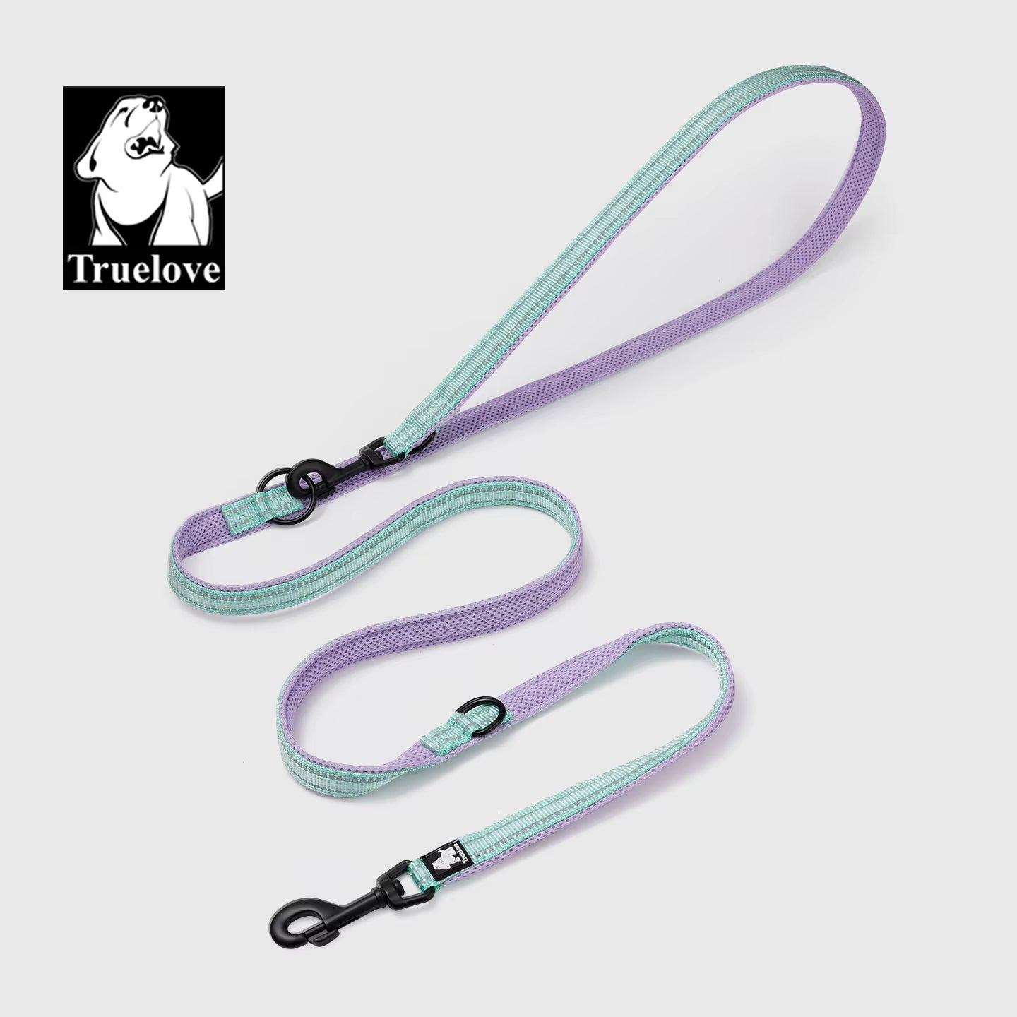 7 in 1 Multi-Function Adjustable Dog Lead Hand Free Pet Training Leash Reflective Multi-Purpose Dog Leash Walk 2 Dogs