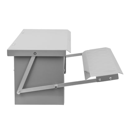 5KG AUTOMATIC OUTDOOR CHICKEN COOP FEEDER DUCK GOOSE PHEASANT TREADLE TROUGH