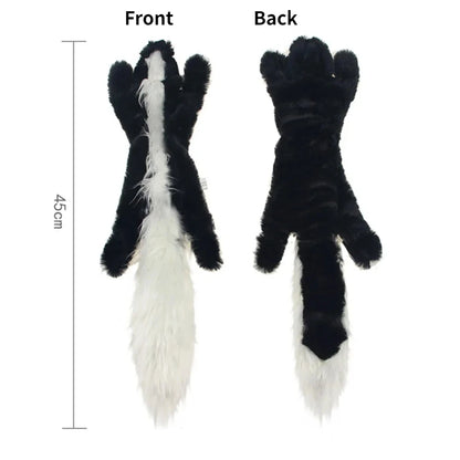 Stuffing-Free Squeaky Dog Toy – Durable Crinkle Plush Chew Toy