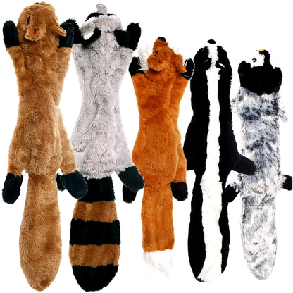 Stuffing-Free Squeaky Dog Toy – Durable Crinkle Plush Chew Toy
