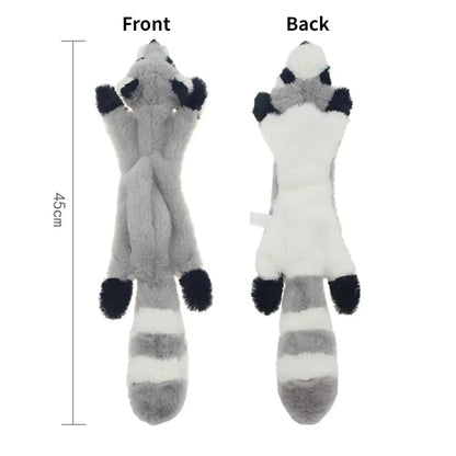 Stuffing-Free Squeaky Dog Toy – Durable Crinkle Plush Chew Toy
